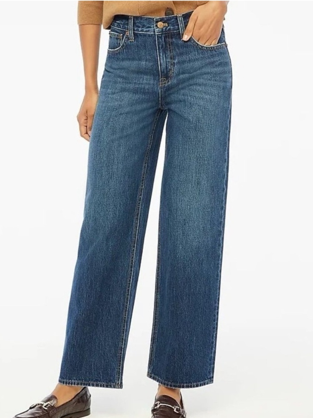 J. CREW WOMENS 90S VINTAGE BAGGY JEANS 25 BX737